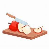 Image result for Apple Complete and Cut Cartoon