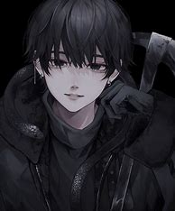 Image result for Anime Boy with Black and White Jacket