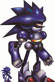 Image result for Dark Mecha Sonic