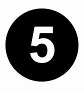 Image result for Number 5 Circle Icon