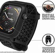 Image result for Rose Gold Apple Watch with Black Sports Band