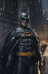 Image result for Michael Keaton Batman Art