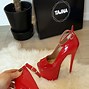 Image result for Long Red High Heels