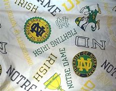 Image result for Notre Dame Fighting Irish Fabric Blank Template