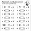Image result for First Grade Addition and Subtraction Worksheets