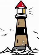 Image result for Cartoon Lighthouse Clip Art