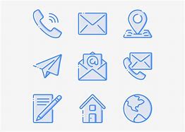 Image result for Contact Us Icon Blue