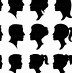 Image result for Girl Face Profile Silhouette