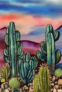 Image result for Desert Scene with Cactus