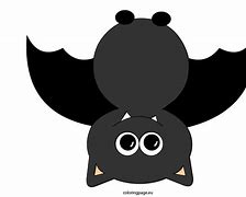 Image result for Bat Cartoon Clip Art Black and White