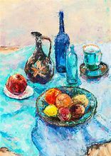 Image result for Still Life with a Basket by Paul Cezanne