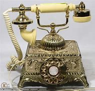 Image result for Vintage Gold Phone