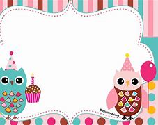 Image result for Free Printable Kids Owl Birthday Invitations