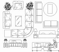 Image result for Living Room AutoCAD Blocks