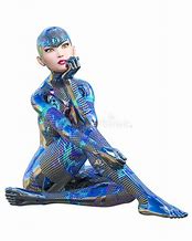 Image result for Metalic Futuristic Woman