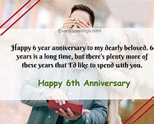Image result for 6 Years Anniversary Message