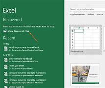 Image result for How to Recover File in Excel without Saving the Doc