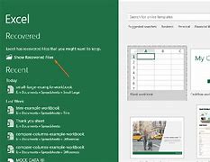 Image result for How to Recover Frozen Excel File