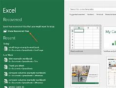 Image result for Hoe to Recover Excel Previous Save Version