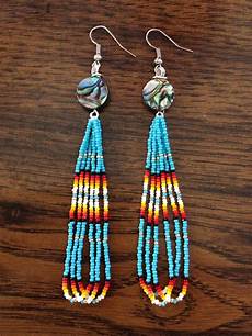 beadwork earrings handmade beaded earrings by peacefulbeadwork beadwork earrings handmade beaded earrings by peacefulbeadwork