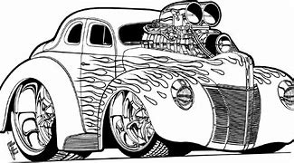 Image result for Printable Coloring Pages for Adults Hot Rods