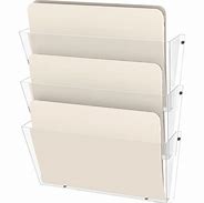Image result for Clear Wall Mount File Holder