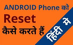 Image result for How to Reset Android