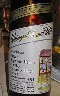 Image result for Weingut Helig Grab Bopparder Hamm Feuerlay Riesling Auslese