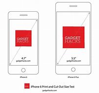 Image result for iPhone 6 Size Print Out