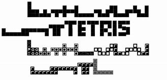 Image result for Tetris Font