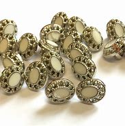 Image result for Metal Button Oval
