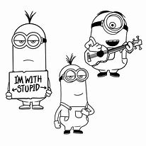 Image result for Minion SVG Black and White