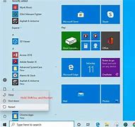 Image result for Shift Restart Windows 10