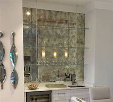 Image result for Antique Mirrored Glass Panels