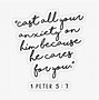 Image result for 1 Peter 5:7 KJV