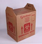 Image result for Sharps Container Cardborad Box