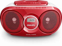 Image result for Philips CD Player Red