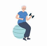 Image result for Fitness Old Lady Cartoon