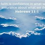 Image result for Hebrews Chapter 11 Verse 1