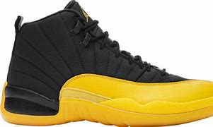 Image result for Custom Jordan 12 Yellow and Blue