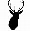 Image result for Deer Head Black and White