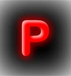 Image result for Neon Letter P