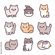 Image result for Cat Illustration White Choclate