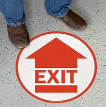 Image result for Floor Exit-Signs