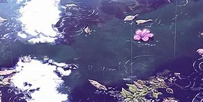 Image result for Anime Rain Landscape GIF