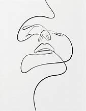 Image result for Abstract Woman Face Outline