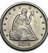 Image result for 1875 20 Cent Coin