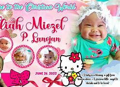 Image result for Hello Kitty Christening