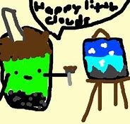 Image result for Bob Ross Boba