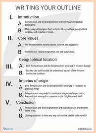 Image result for Comparative Essay Outline Template